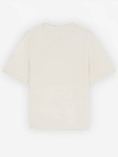 Handwriting Comfort Fit Short Sleeve T-Shirt Beige - MAISON KITSUNE - BALAAN 2