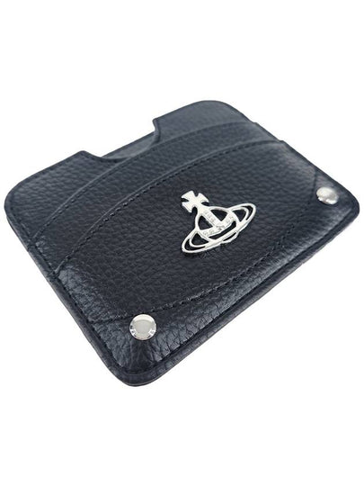 Logo Half Moon Card Wallet Black - VIVIENNE WESTWOOD - BALAAN 2