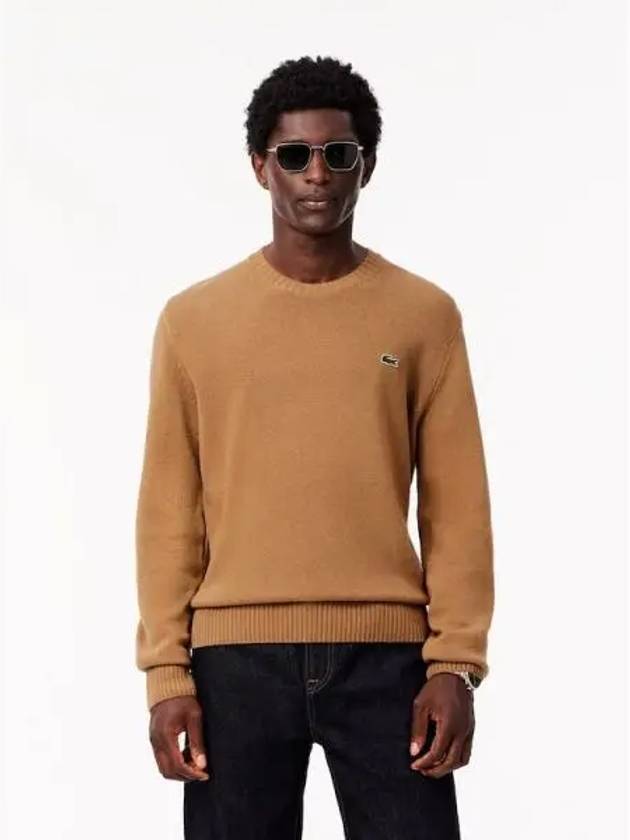 Basic Classic Fit Sweater Brown - LACOSTE - BALAAN 2