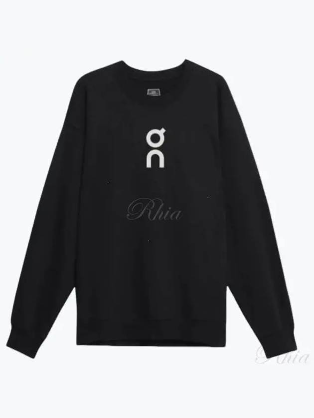 Club Crew Neck Sweatshirt Black - ON RUNNING - BALAAN 2