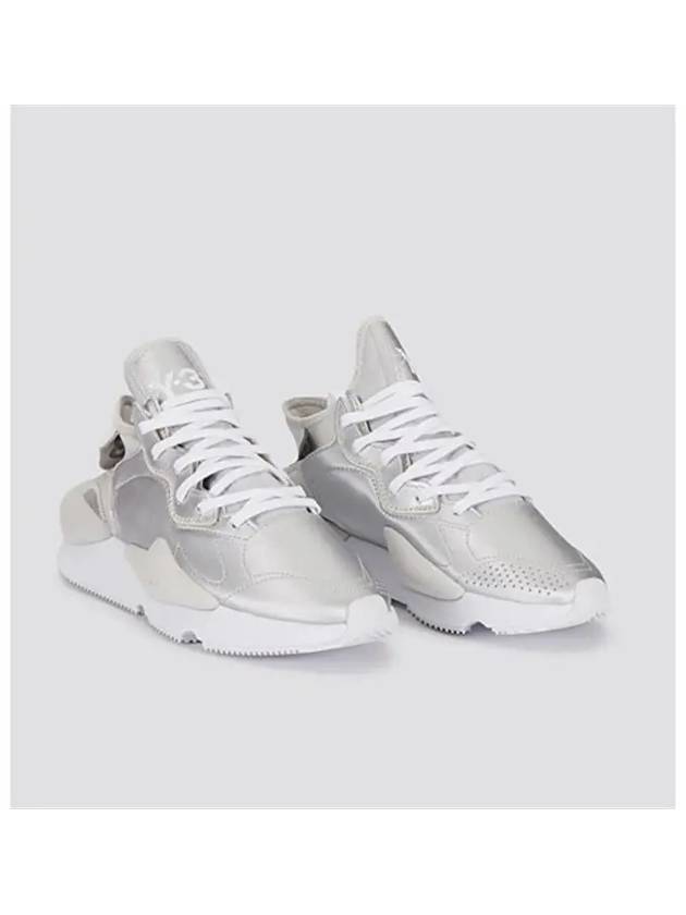 Kaiwa Logo Low Top Sneakers Metallic Silver - Y-3 - BALAAN 5