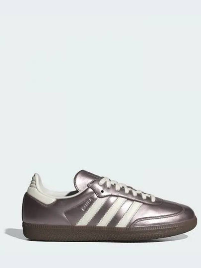 Samba OG Low Top Sneakers Metallic Purple White - ADIDAS - BALAAN 2