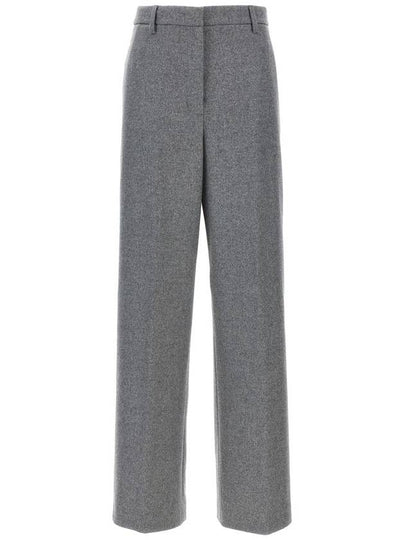 Flannel Straight Pants Grey - FABIANA FILIPPI - BALAAN 2