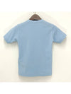 Kids 30/1 Cotton Jersey Short Sleeve T-Shirt Blue - STONE ISLAND - BALAAN 3