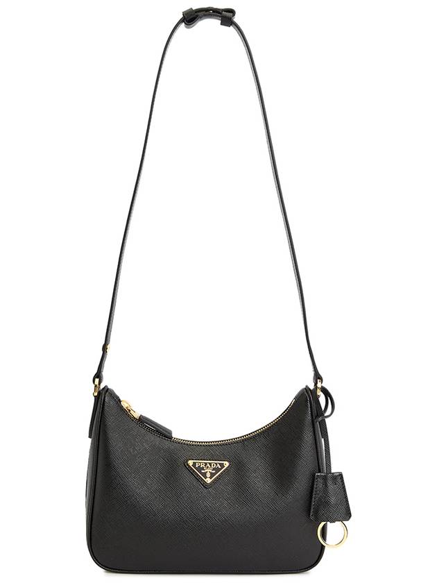 Re-Edition Saffiano Leather Mini Bag Black - PRADA - BALAAN 8