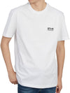 Star Logo Print Short Sleeve T-Shirt White - GOLDEN GOOSE - BALAAN.