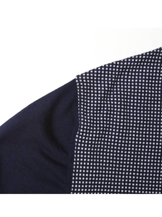Cotton knit dark navy UK857PE18 - KITON - BALAAN 4