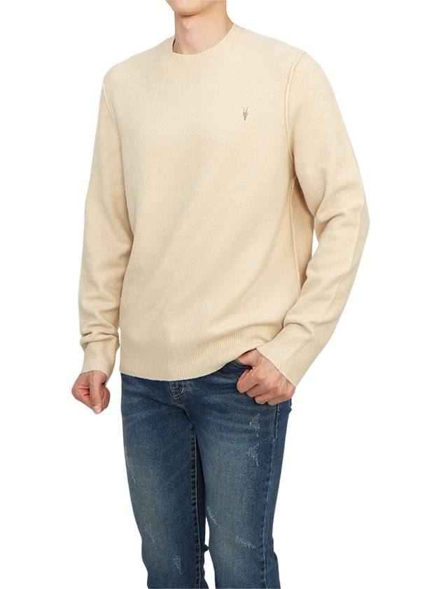 Staten Men's Knit MK019V TINTED ECRU - ALLSAINTS - BALAAN 4