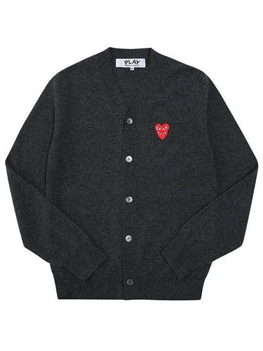 P1N076 2 Double Heart Men s Cardigan 1139953 - COMME DES GARCONS - BALAAN 1