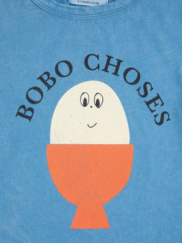 Children s Short Sleeve T Shirt Morning Egg B125AC006 - BOBO CHOSES - BALAAN 3