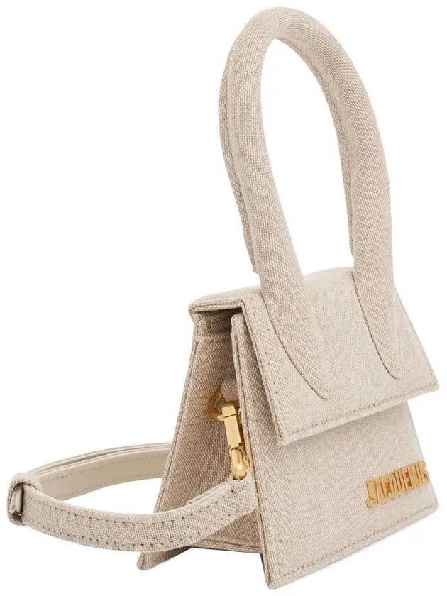 Le Chiquito Signature Mini Tote Bag Light Greige - JACQUEMUS - BALAAN 4