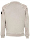 OLD Treatment Wappen Patch Crew Neck Sweatshirt Dove Grey - STONE ISLAND - BALAAN 3