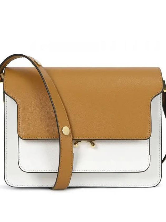 Color Block Trunk Cross Bag Brown - MARNI - BALAAN 2