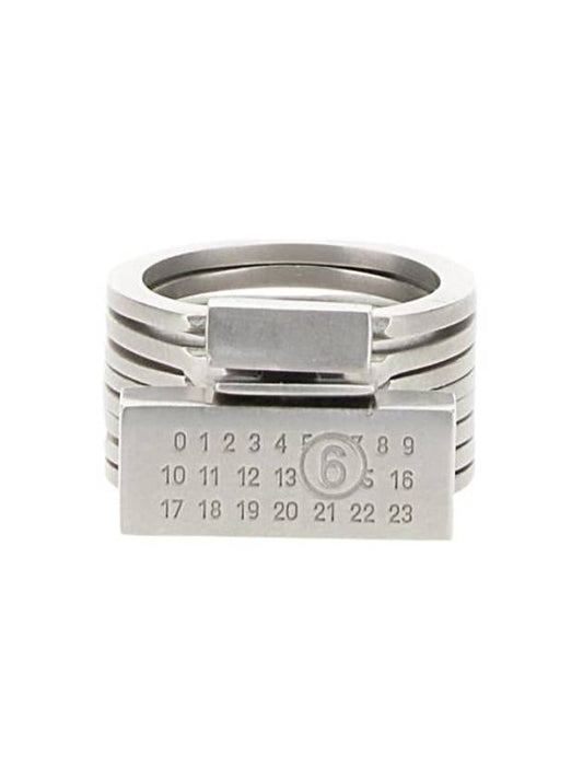 Engraving Logo Ring Silver - MAISON MARGIELA - BALAAN 1