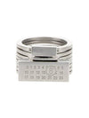 Engraving Logo Ring Silver - MAISON MARGIELA - BALAAN 1