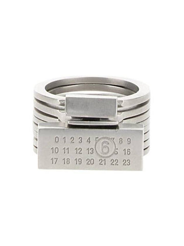 Engraving Logo Ring Silver - MAISON MARGIELA - BALAAN 1