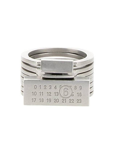 Engraving Logo Ring Silver - MAISON MARGIELA - BALAAN 1