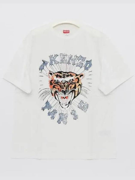 Drawn varsity oversized short sleeve men s t shirt 5TS274 4SG 02 1042733 - KENZO - BALAAN 1