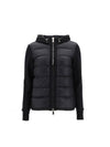 Maglia Knit Padded Cardigan Black - MONCLER - BALAAN 1