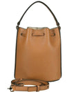 T Timeless Leather Micro Logo Bucket Bag Camel - TOD'S - BALAAN 4