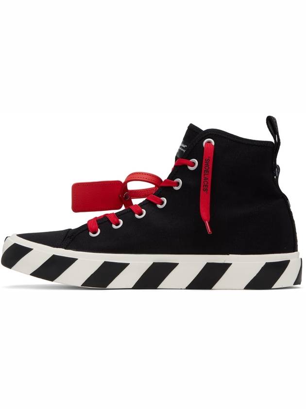 Arrow Motif Vulcanized High-Top Sneakers Black - OFF WHITE - BALAAN 4