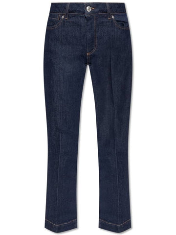 Sportmax Jeans Rekord, Women's, Navy Blue - MAX MARA SPORTMAX - BALAAN 1