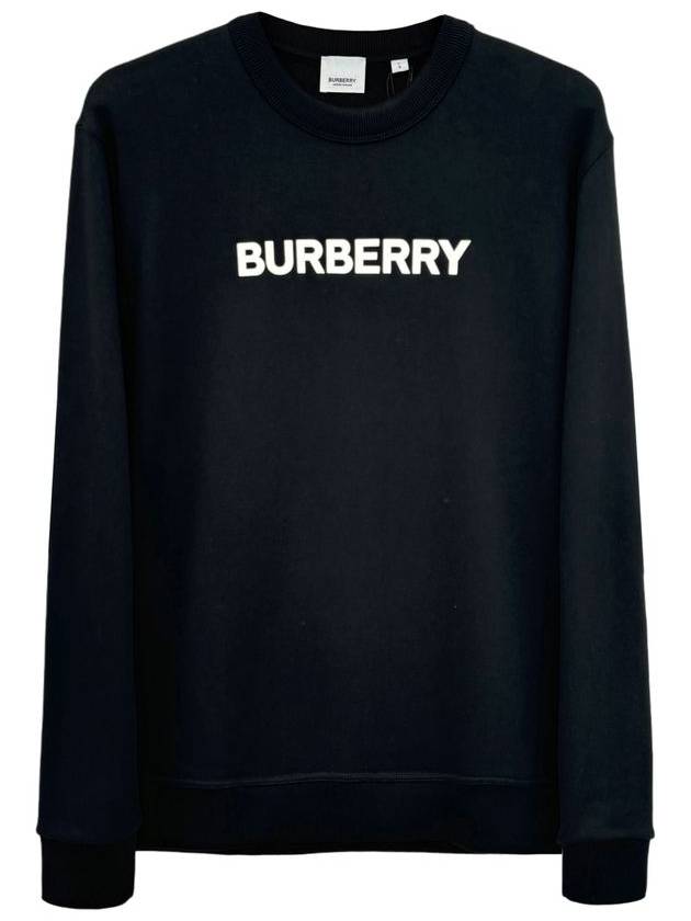 Front Logo Print Sweatshirt Black - BURBERRY - BALAAN 2