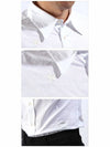 Embroied Star Classic Long Sleeve Shirt White - THE EDITOR - BALAAN 5