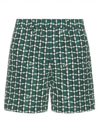 Lattice Nylon Short Green - MALBON GOLF - BALAAN 2