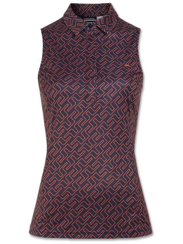 Dena Print Sleeveless Golf Top GWJT05398 - J.LINDEBERG - BALAAN 5