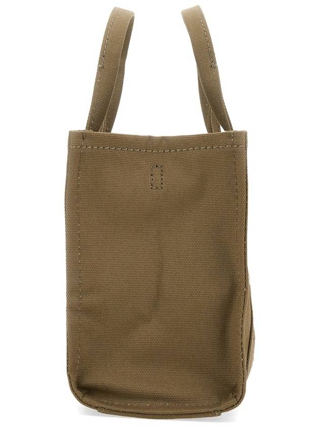 Logo Small Canvas Tote Bag Khaki - MARC JACOBS - BALAAN 9