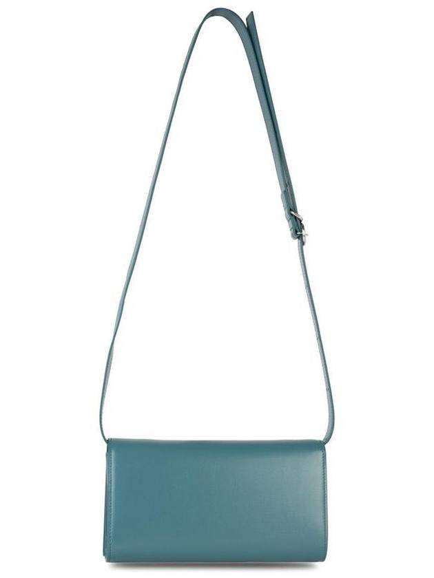 Jil Sander 'All Day Buckle' Blue Leather Bag - JIL SANDER - BALAAN 3