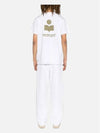 Zafferh Logo Cotton Short Sleeve T-Shirt White - ISABEL MARANT - BALAAN 3