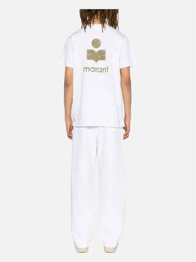 Zafferh Logo Cotton Short Sleeve T-Shirt White - ISABEL MARANT - BALAAN 2