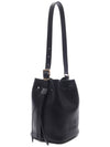 Logo Leather Bucket Bag Black - MIU MIU - BALAAN 4