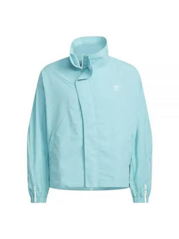 Elastic Cuffs Track Jacket Light Blue - ADIDAS - BALAAN 1