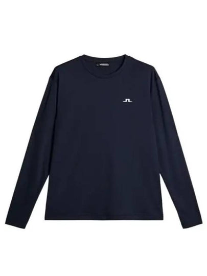 Ade Logo Long Sleeve T-Shirt Navy - J.LINDEBERG - BALAAN 2