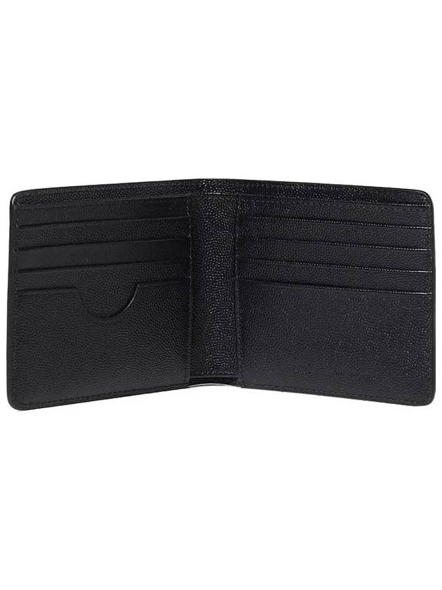 Heart Logo Half Wallet Black - AMI - BALAAN 5