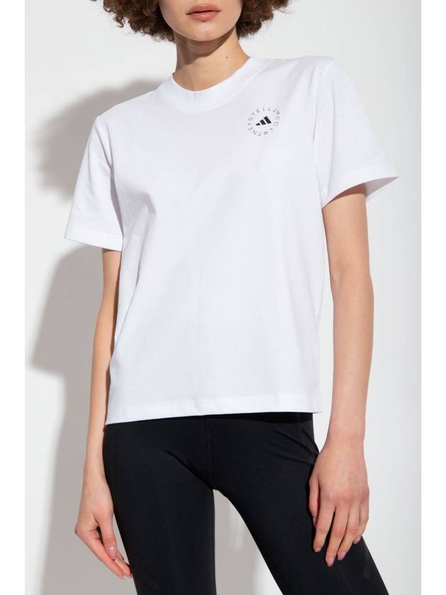 by Stella McCartney short sleeve t-shirt HR9167 WHITE - ADIDAS - BALAAN 4