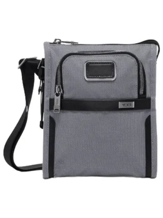 Alpha X Pocket Bag Small Crossbody Meteor Gray - TUMI - BALAAN 1