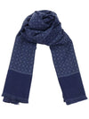 Gancini Muffler Blue - SALVATORE FERRAGAMO - BALAAN 2