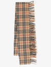 Check Cashmere Scarf Brown - BURBERRY - BALAAN 2