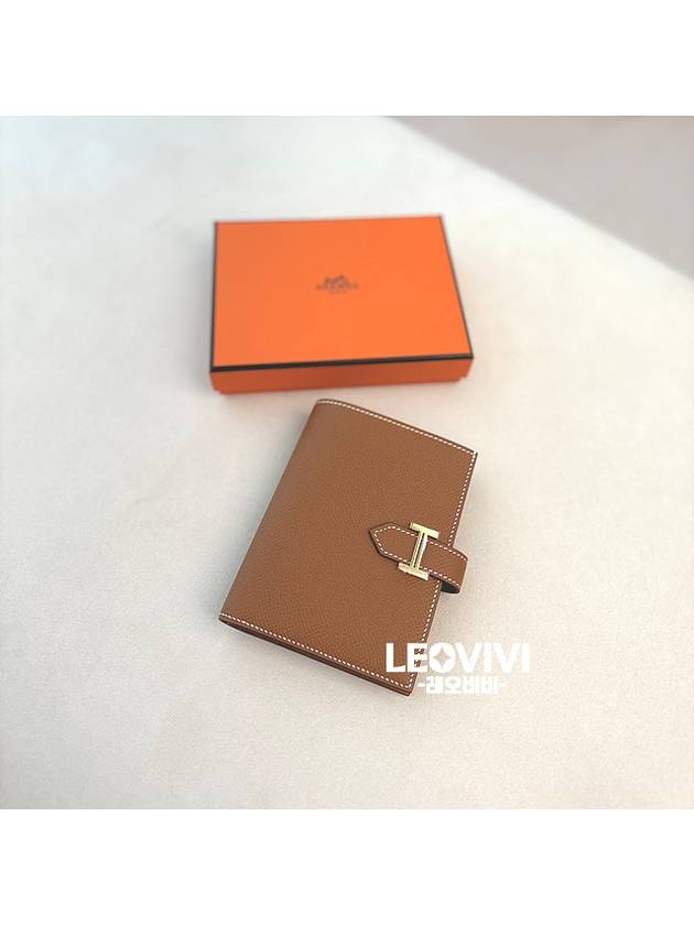 Bearn Compact Half Wallet Brown - HERMES - BALAAN 3