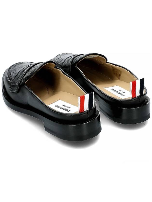 Pebble Grain Penny Mule Loafers FFF154A 001 - THOM BROWNE - BALAAN 4