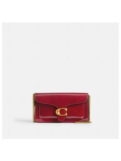 Tabby Chain Clutch Bag Red - COACH - BALAAN 2