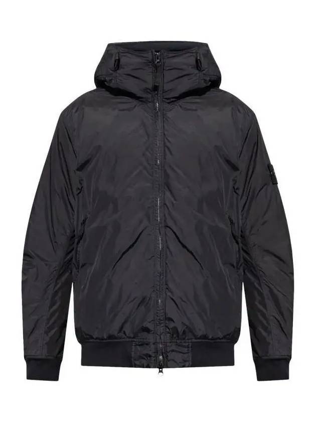 Crinkle Reps R NY Padding Black - STONE ISLAND - BALAAN 2