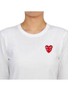 Comme des Gar ons Double Wappen Women s Long Sleeve T Shirt AZ T291 051 2 - COMME DES GARCONS PLAY - BALAAN 5