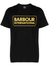 International Essential Large Logo Short Sleeve T-Shirt Black - BARBOUR - BALAAN 1