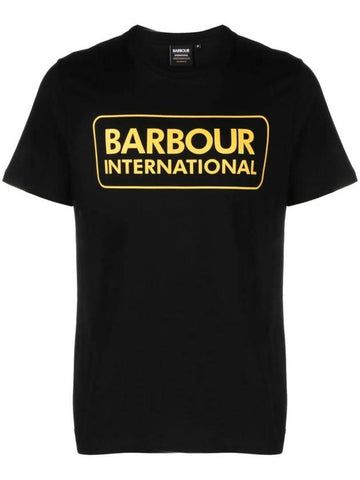 International Essential Large Logo Short Sleeve T-Shirt Black - BARBOUR - BALAAN 1