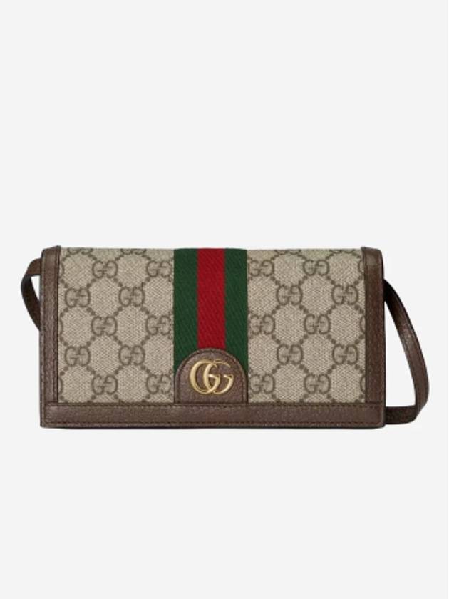 Ophidia GG Mini Bag Beige Ebony - GUCCI - BALAAN 3